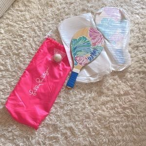 New in packaging Lilly Pulitzer paddle ball set